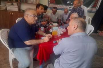 برگزاری میز خدمت  در مسجد جامع خشکبیجار به مناسبت هفته دولت